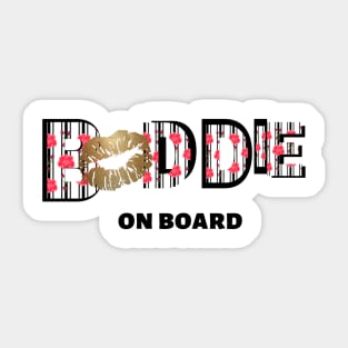 Baddie On Board Sticker